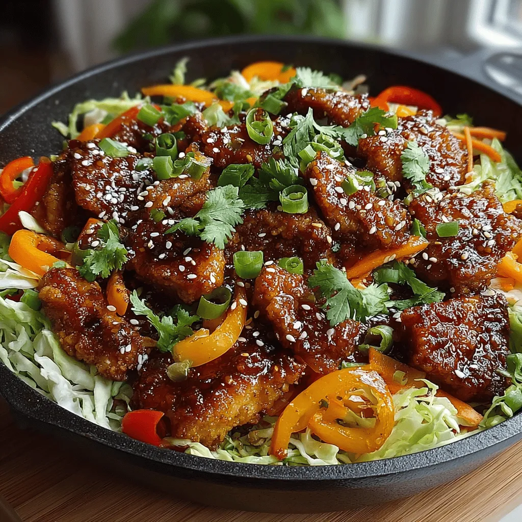 Stir fry dishes have long held their place as culinary favorites, prized for their convenience and vibrant flavors. With a quick cooking time and the ability to meld a variety of ingredients into one harmonious dish, they are perfect for busy weeknights or casual gatherings. Stir frying not only allows for a fast cooking method but also highlights the freshness of each ingredient, making it a go-to approach for many home cooks. Among the myriad of stir fry options, one particular recipe stands out for its dynamic flavor profile and healthful ingredients: Spicy Sweet Harmony: Sticky Sriracha Chicken & Cabbage Stir Fry.