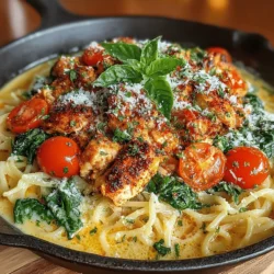 If you’re searching for a dish that combines comfort food with a touch of gourmet flair, look no further than Smoked Paprika Chicken and Spinach Pasta. This delectable recipe marries the rich, smoky flavors of paprika with tender chicken, vibrant spinach, and creamy sauce, resulting in a meal that is not only satisfying but also visually appealing. The unique taste profile of smoked paprika elevates this pasta dish beyond the ordinary, making it a standout choice for both weeknight dinners and special occasions.