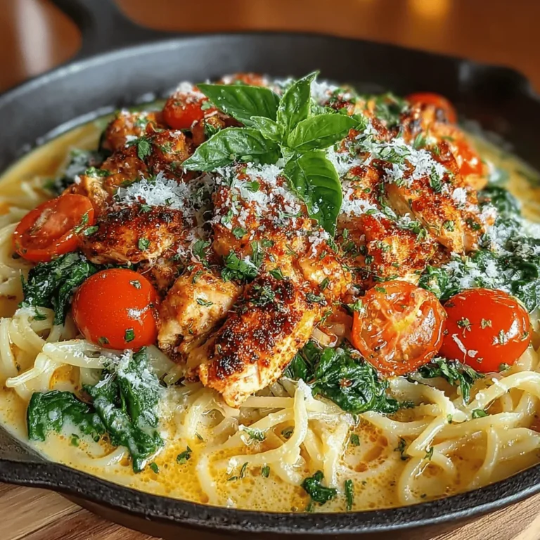 If you’re searching for a dish that combines comfort food with a touch of gourmet flair, look no further than Smoked Paprika Chicken and Spinach Pasta. This delectable recipe marries the rich, smoky flavors of paprika with tender chicken, vibrant spinach, and creamy sauce, resulting in a meal that is not only satisfying but also visually appealing. The unique taste profile of smoked paprika elevates this pasta dish beyond the ordinary, making it a standout choice for both weeknight dinners and special occasions.