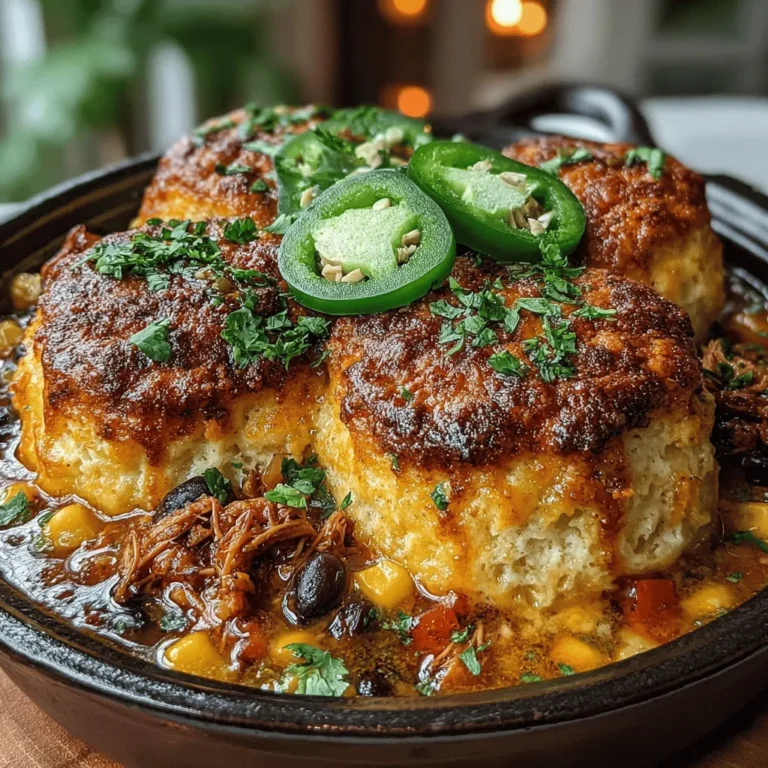 Tex-Mex cuisine is a delightful blend of Mexican and American flavors that excites the palate with its vibrant and bold ingredients. Characterized by its use of spices, fresh vegetables, and hearty proteins, Tex-Mex offers a unique culinary experience that is both comforting and satisfying. One of the standout dishes in this genre is the Tex-Mex Chicken Biscuit Pot Pie—a comforting dish that combines the traditional elements of a pot pie with the lively flavors of Tex-Mex.