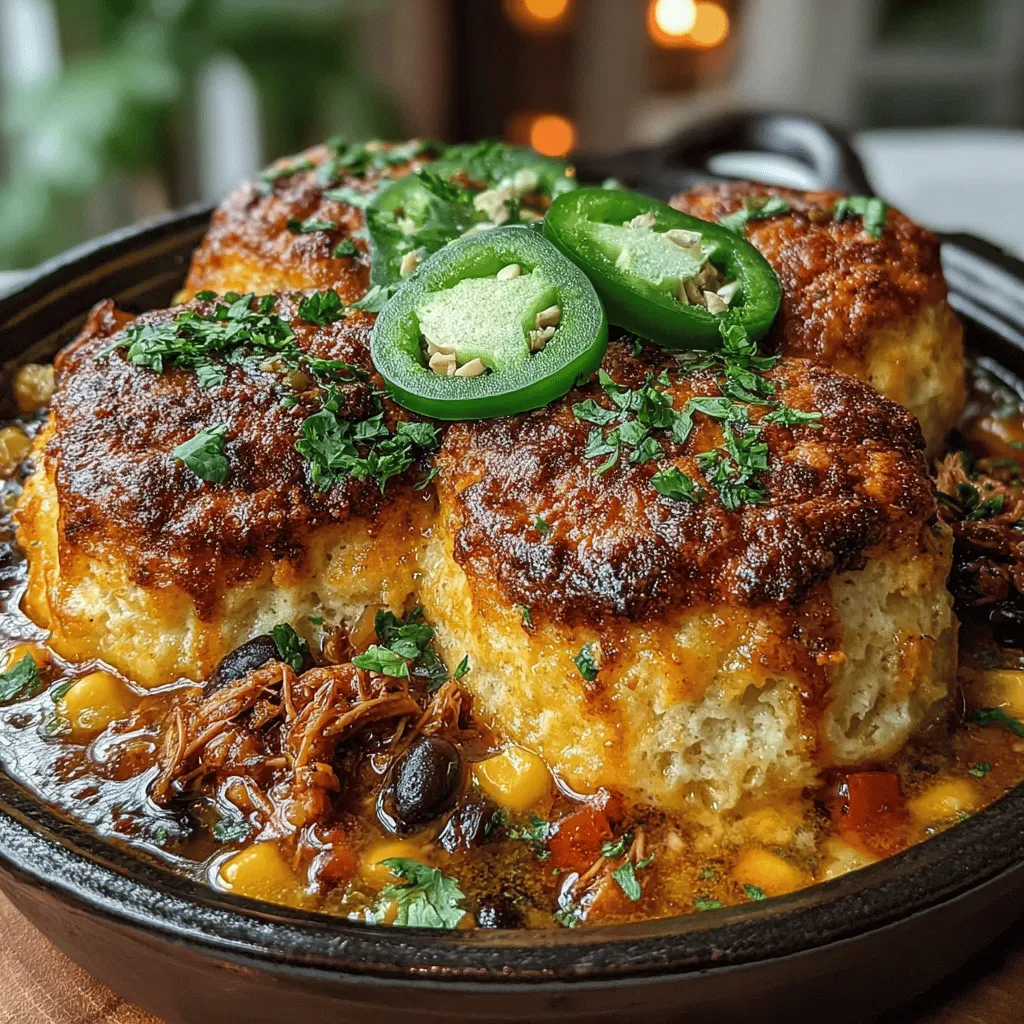 Tex-Mex cuisine is a delightful blend of Mexican and American flavors that excites the palate with its vibrant and bold ingredients. Characterized by its use of spices, fresh vegetables, and hearty proteins, Tex-Mex offers a unique culinary experience that is both comforting and satisfying. One of the standout dishes in this genre is the Tex-Mex Chicken Biscuit Pot Pie—a comforting dish that combines the traditional elements of a pot pie with the lively flavors of Tex-Mex.