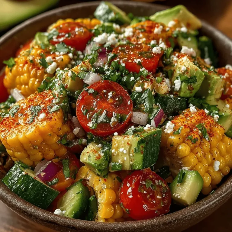 When the sun is shining and the days are long, there's no better way to celebrate the season than with a vibrant, refreshing salad. Enter the Sunny Sweet Corn & Cucumber Delight—a dish that encapsulates the essence of summer in every bite. This delightful salad features a colorful medley of fresh ingredients, making it not only a feast for the eyes but also a celebration of flavor and nutrition. Whether you're hosting a picnic, firing up the grill for a barbecue, or simply seeking a light lunch option, this salad is the perfect companion for your summer gatherings.