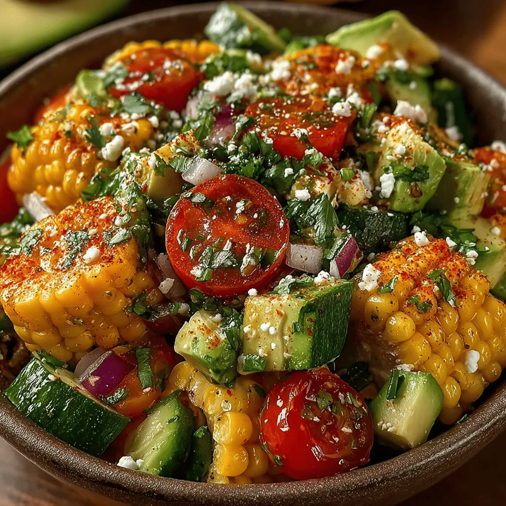 When the sun is shining and the days are long, there's no better way to celebrate the season than with a vibrant, refreshing salad. Enter the Sunny Sweet Corn & Cucumber Delight—a dish that encapsulates the essence of summer in every bite. This delightful salad features a colorful medley of fresh ingredients, making it not only a feast for the eyes but also a celebration of flavor and nutrition. Whether you're hosting a picnic, firing up the grill for a barbecue, or simply seeking a light lunch option, this salad is the perfect companion for your summer gatherings.