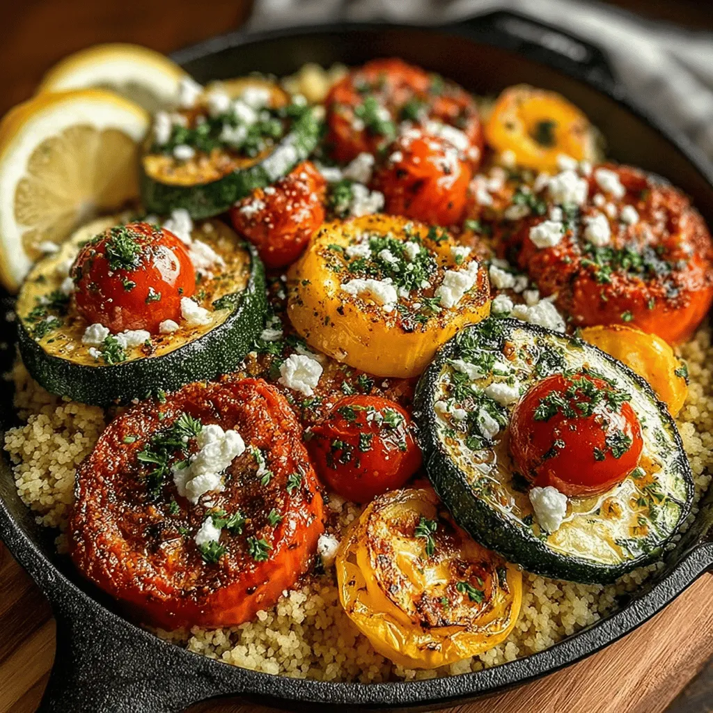 When it comes to quick, healthy, and satisfying meals, the Honey Roasted Veggie Couscous Skillet stands out as a delightful option that is both visually appealing and packed with nutritious ingredients. This dish is a wonderful amalgamation of flavors, textures, and colors, making it as pleasing to the eyes as it is to the palate. The combination of honey-roasted vegetables with fluffy couscous creates a dish that is not only wholesome but also bursting with natural sweetness and savory undertones.