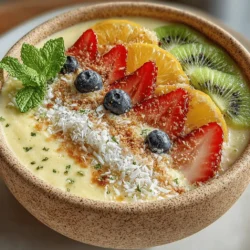 In recent years, smoothie bowls have surged in popularity as a delicious and nutritious breakfast or snack option. These vibrant bowls are not only visually appealing but also packed with essential nutrients. One standout recipe that embodies the essence of a refreshing smoothie bowl is the Zesty Lemon Sunshine Smoothie Bowl. This delightful blend of flavors is designed to invigorate your morning routine and set a bright tone for the day ahead.