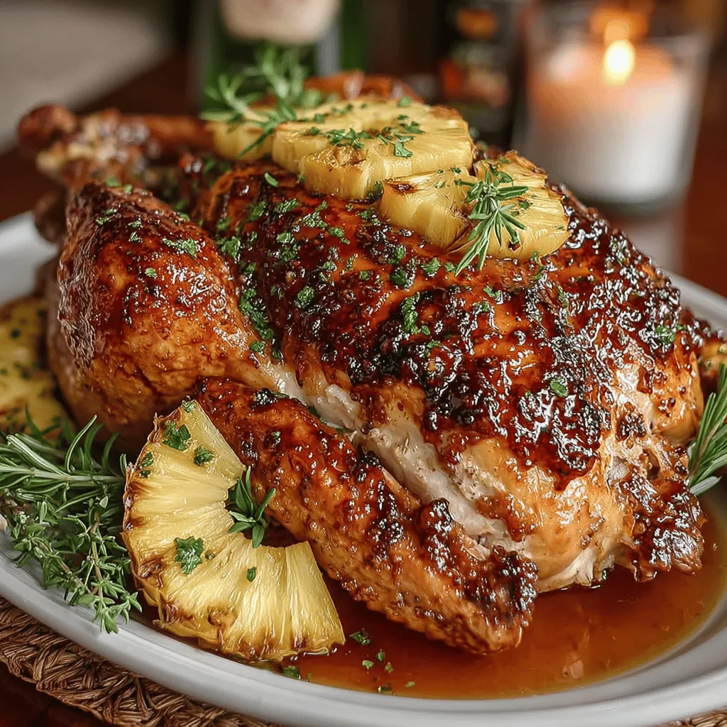 As the holiday season approaches, families gather to celebrate with cherished dishes that evoke warmth and joy. Among these culinary traditions, turkey stands out as a centerpiece for many festive occasions, from Thanksgiving to Christmas and beyond. This year, why not elevate your festive table with a unique twist? Introducing the Tropical Pineapple Glazed Turkey—a dish that blends the rich, savory flavors of turkey with the vibrant sweetness of pineapple, creating a delightful fusion that will tantalize your taste buds.