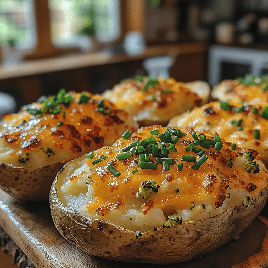 Creating these Cheesy Broccoli Bliss Twice-Baked Potatoes is as rewarding as it is simple. Here’s how to bring this delicious dish to life: