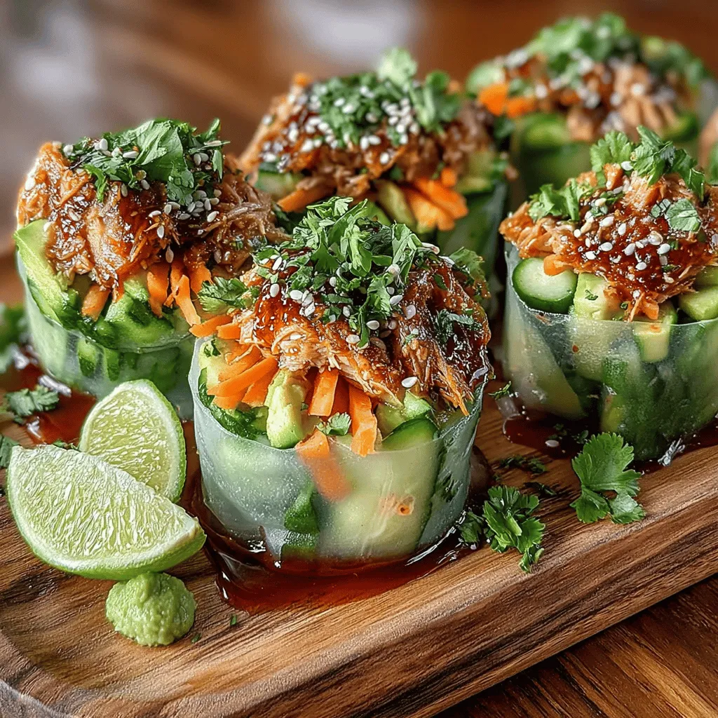 Rice paper rolls, known for their light, refreshing flavors and versatile fillings, have captured the hearts (and appetites) of food lovers around the globe. Originating from Southeast Asian cuisine, these delightful rolls have become a staple in various culinary traditions, celebrated for their ability to showcase fresh ingredients and bold flavors. The combination of spicy tuna and creamy avocado in rice paper rolls offers a unique twist that elevates this classic dish, making it a perfect choice for both casual dinners and elegant gatherings.