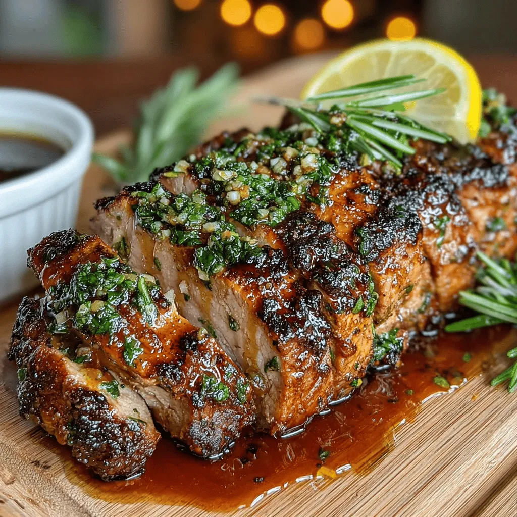 There's something incredibly comforting about savoring a home-cooked meal, especially when it’s infused with the flavors of garlic and fresh herbs. I still remember the first time I made garlic herb roasted pork tenderloin; it was a chilly autumn evening, and the aroma wafting through my kitchen made my home feel like a warm hug. The rich scent of roasted pork mingling with the fragrant herbs filled the air, creating an inviting atmosphere that beckoned family members to gather around the table. This dish quickly became a family favorite, perfect for weeknight dinners or special occasions. Whether you’re hosting friends or just treating yourself, garlic herb roasted pork tenderloin promises a scrumptious experience that warms both the heart and the belly.