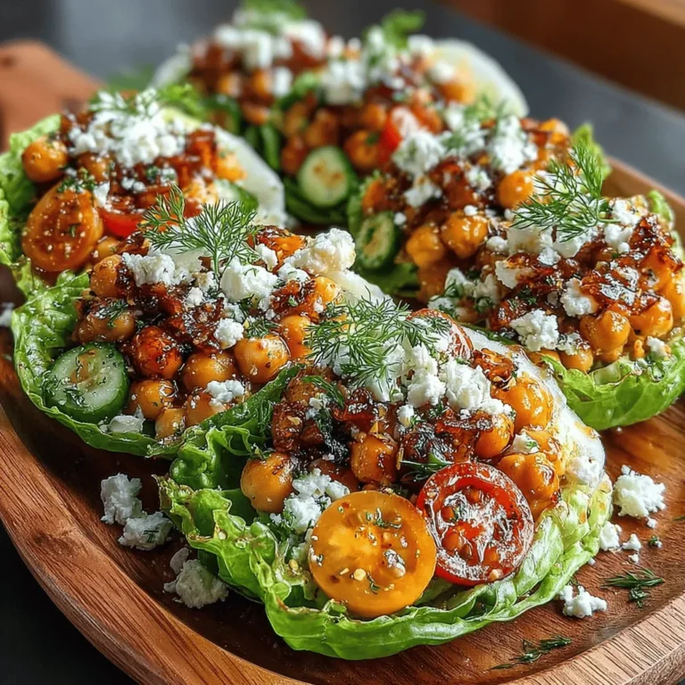 To create the perfect filling for your Honey Mustard Chickpea Lettuce Boats, start by thoroughly mixing the chickpeas with the honey mustard dressing. Use a large mixing bowl to ensure ample space for combining. Begin by mashing the chickpeas lightly with a fork or potato masher; this will give the filling a delightful texture while still leaving some chickpeas whole for a satisfying bite.