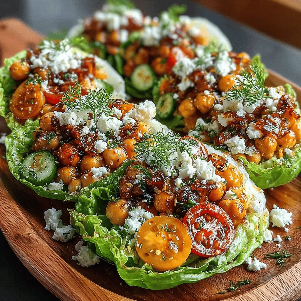 To create the perfect filling for your Honey Mustard Chickpea Lettuce Boats, start by thoroughly mixing the chickpeas with the honey mustard dressing. Use a large mixing bowl to ensure ample space for combining. Begin by mashing the chickpeas lightly with a fork or potato masher; this will give the filling a delightful texture while still leaving some chickpeas whole for a satisfying bite.