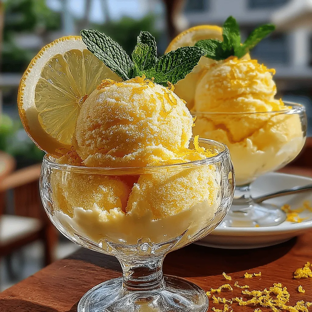As the temperatures rise and the sun shines brighter, nothing beats the heat quite like a scoop of sorbet. This frozen dessert, known for its light and refreshing texture, serves as a delightful alternative to heavier options like ice cream. Perfect for those hot summer days, sorbet offers a burst of flavor that can transport you straight to a sun-drenched patio. Among the myriad of flavors available, Zesty Lemon Chill Sorbet stands out with its bright, tangy profile that invigorates the senses and provides an irresistible cooling effect.