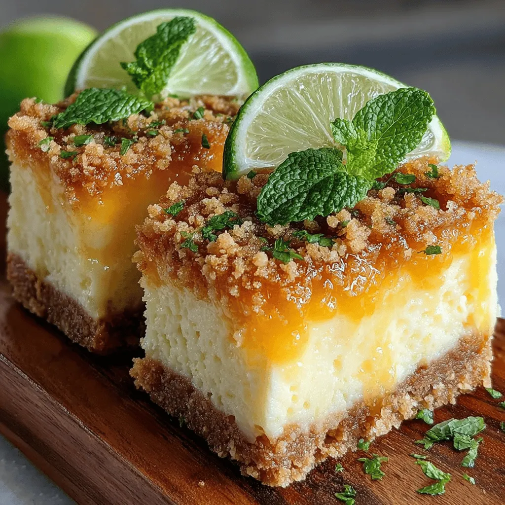 The vibrant flavor of Zesty Mango Bars is anchored by ripe mango puree, which brings a delightful sweetness that is both tropical and refreshing. When selecting mangoes, look for ones that are slightly soft to the touch and yield a sweet aroma, indicating ripeness. The puree should be smooth and free of chunks to ensure a velvety filling.