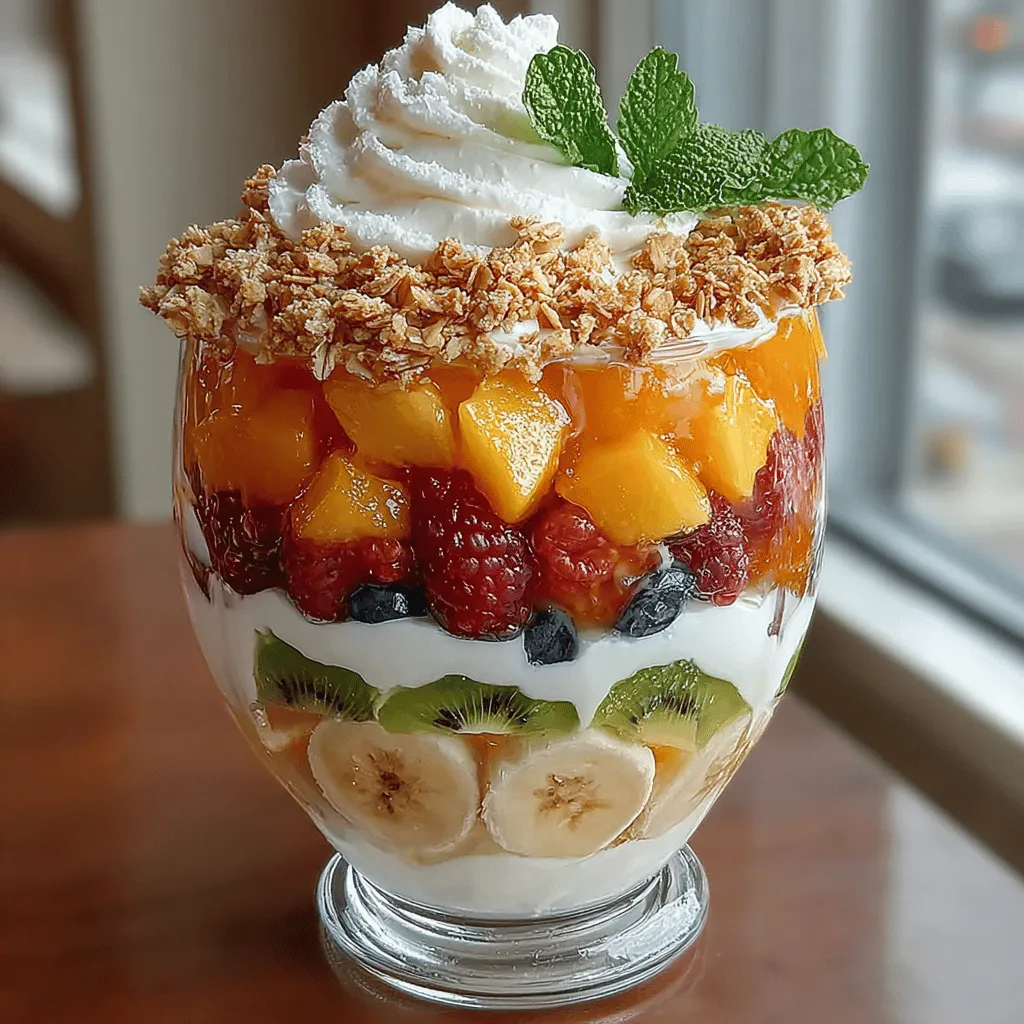As summer approaches, the desire for refreshing and nutritious snacks becomes more pronounced. One delightful way to embrace the vibrant flavors of the season is through the Tropical Bliss Fruit & Yogurt Parfait. This delectable recipe marries creamy Greek yogurt with a colorful array of fruits and crunchy granola, creating a treat that is not only visually appealing but also packed with essential nutrients. Whether enjoyed as a wholesome breakfast, a satisfying snack, or a light dessert, this parfait offers a delightful explosion of flavors and textures that can brighten any day.