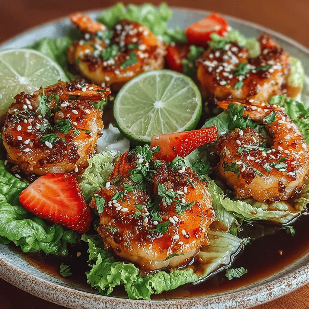 Shrimp lettuce wraps with strawberry glaze present a unique and flavorful dish that embodies a refreshing take on traditional wraps. This recipe combines succulent shrimp with crisp lettuce leaves and a delightful strawberry glaze that adds a sweet and tangy dimension to each bite. As health-conscious dining options gain popularity, lettuce wraps have emerged as a favored choice for those seeking a low-carb, nutrient-dense meal. The use of fresh ingredients not only enhances the taste but also contributes to a healthier lifestyle, making this dish a perfect fit for anyone looking to enjoy a light yet satisfying meal.
