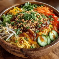 Thai cuisine is renowned for its vibrant flavors, aromatic herbs, and refreshing qualities. It perfectly balances sweet, sour, salty, and spicy elements, making it a favorite among food enthusiasts worldwide. One dish that encapsulates these qualities is the Chilled Thai Noodle Delight. This dish serves as the perfect summer meal—light, refreshing, and incredibly satisfying. With its medley of textures and tastes, it invites you to enjoy the essence of Thailand without the weight of a heavy meal.