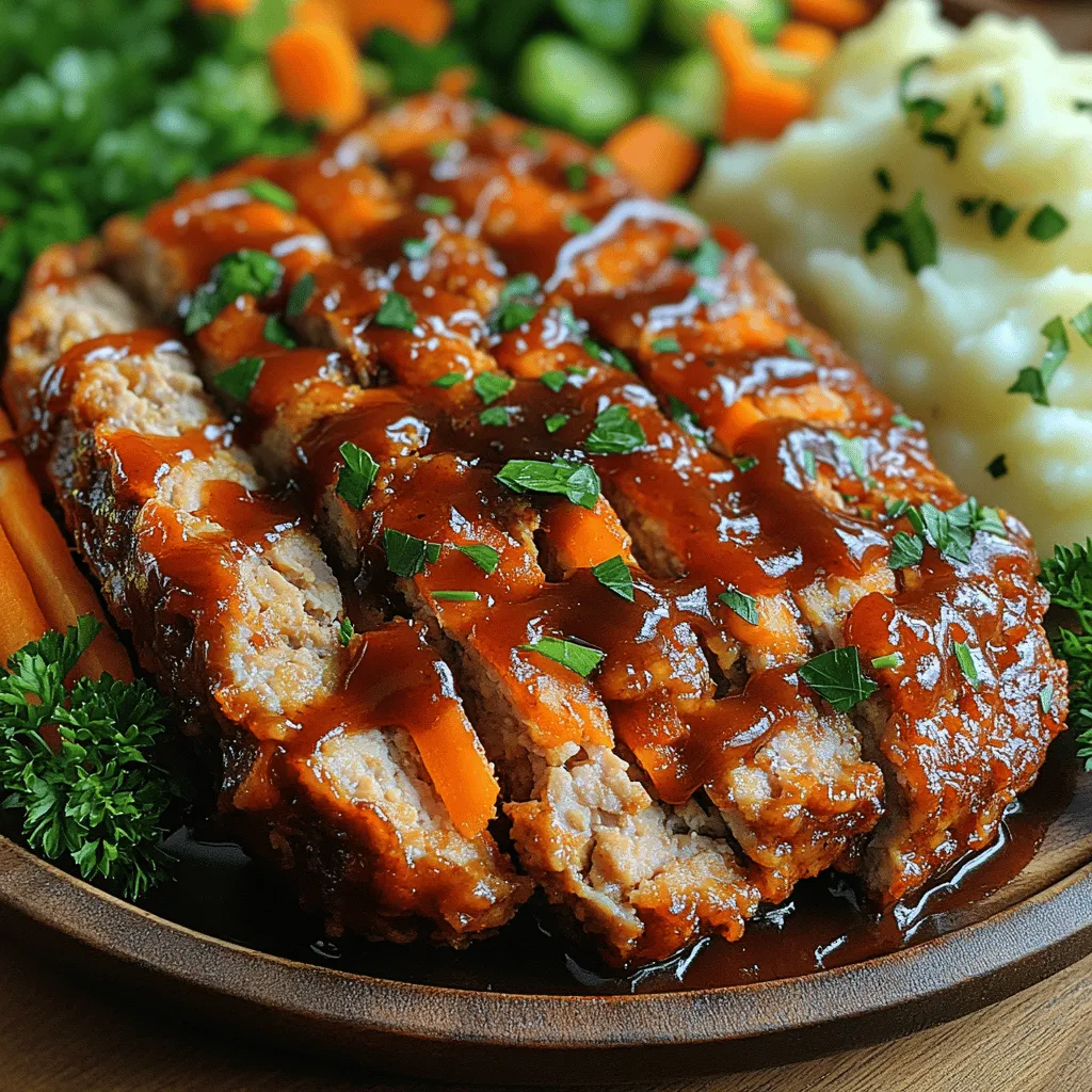 As the leaves begin to turn and the air grows crisp, the comforting aroma of a home-cooked meal can evoke nostalgia and warmth. For many, meatloaf is a quintessential dish that embodies the essence of home-cooked comfort. It was a staple in my household, especially during the cooler months. My mother’s version, with its tender texture and robust flavors, was always a highlight of our family dinners. The secret ingredient? A tangy BBQ glaze that not only added a delightful layer of flavor but also created a beautiful caramelized crust on top.