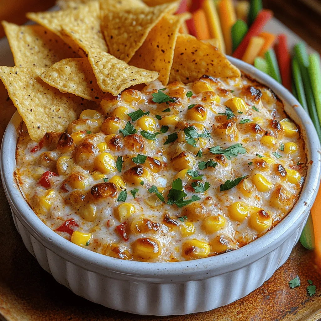 If you’re searching for the perfect appetizer that combines a medley of flavors and textures, look no further than the Sweet & Savory Creamy Roasted Corn Dip. This delectable dish is not just a feast for the taste buds; it's also a stunning visual treat that can elevate any gathering, be it a festive celebration, a casual get-together, or a cozy night in with friends and family. The dip's harmonious blend of fresh corn, creamy ingredients, and zesty seasonings creates an irresistible combination that is sure to be a hit with everyone.