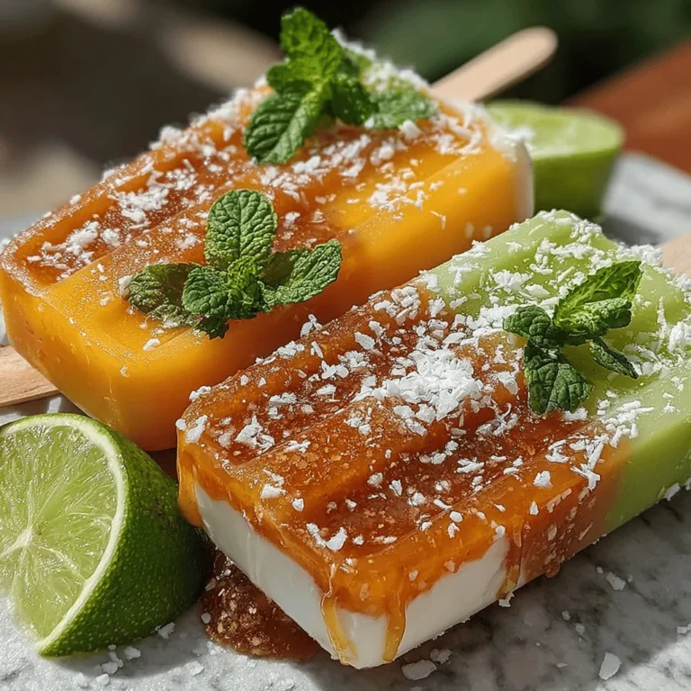 As the temperatures rise and summer beckons, there's nothing quite as delightful as enjoying a frozen treat to cool down. Enter the Tropical Bliss Popsicles—a vibrant and refreshing dessert that captures the essence of summer with every bite. These homemade popsicles are not only a fun way to indulge your sweet tooth but also a healthier alternative to store-bought varieties, packed with natural flavors and nutrients.