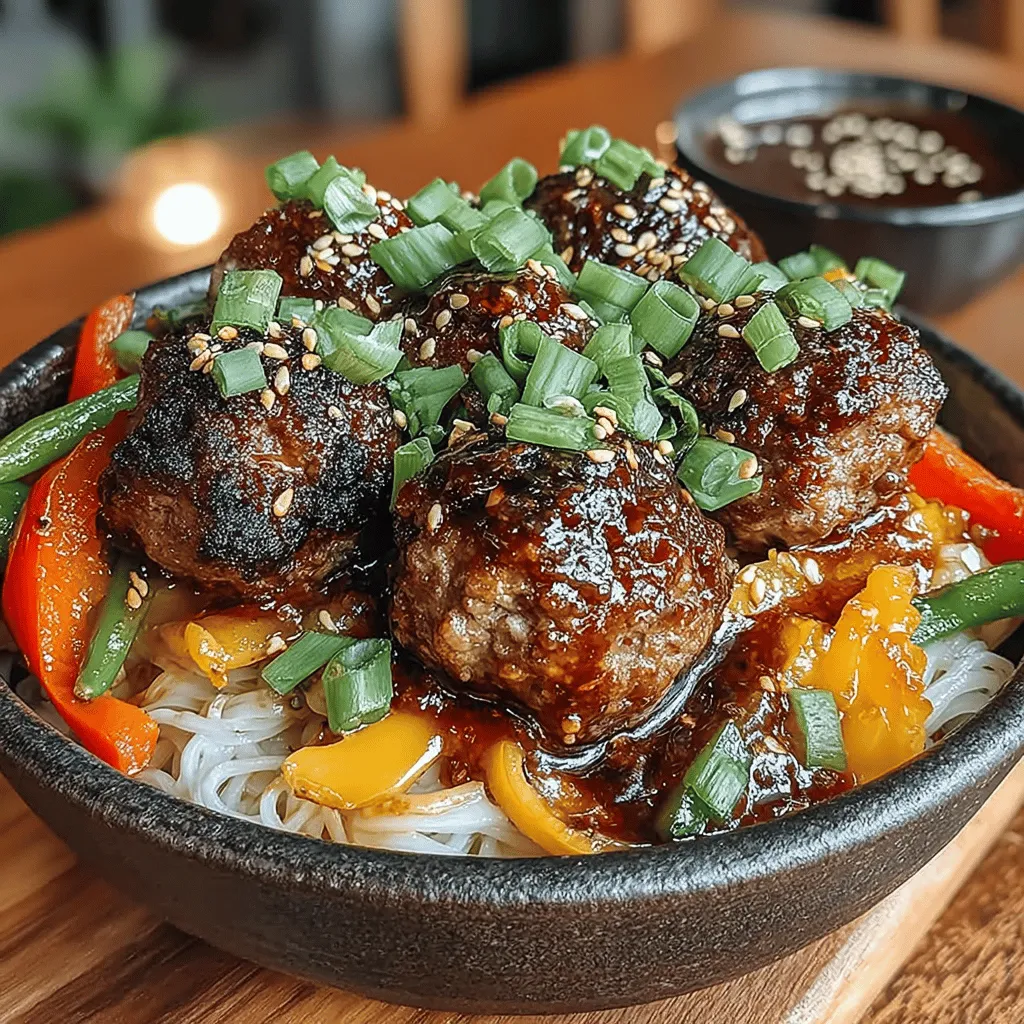 The beauty of the Sticky Sweet Ginger Meatball Noodle Bowl lies not only in its flavor but also in the carefully selected ingredients that come together to create a harmonious dish. Let’s take a closer look at the core components that make this dish special.