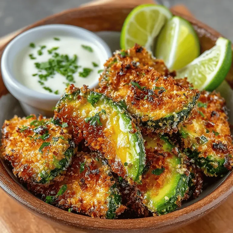 In the world of culinary trends, avocado fries have carved out a delightful niche that appeals to both health-conscious eaters and foodies alike. This innovative snack takes the creamy, nutrient-rich avocado and transforms it into a crispy delight that’s perfect for dipping or enjoying on its own. With the rise of the air fryer, this recipe becomes not just a healthier alternative to traditional fries but also a convenient one, allowing you to achieve that coveted crunch without the guilt associated with deep frying.