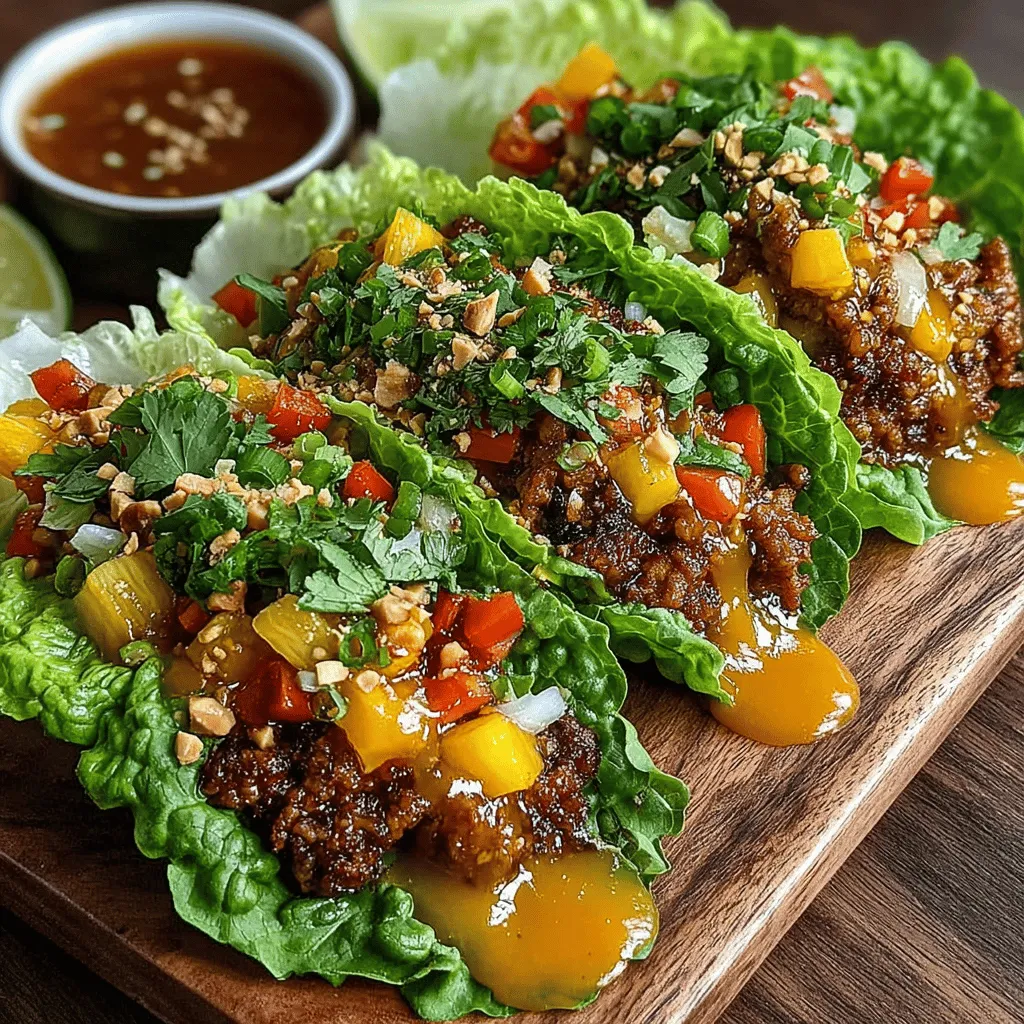 Discover the vibrant flavors and fresh ingredients of Tropical Turkey Lettuce Wraps with Mango Glaze, a delightful dish that perfectly balances health and taste. This recipe transforms ground turkey into a savory filling, complemented by the sweet and tangy notes of a homemade mango glaze. Ideal for a light lunch or a fun appetizer, these wraps are not only easy to prepare but also pack a nutritious punch. In this post, we’ll explore the key ingredients, step-by-step preparation, and the health benefits associated with this tropical-inspired dish.