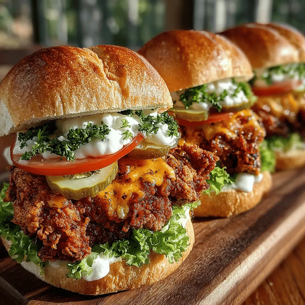 There’s something undeniably comforting about a crispy fried chicken sandwich. For many, this dish evokes nostalgic memories of family gatherings, particularly Sunday dinners where the tantalizing aroma of fried chicken filled the air, creating an atmosphere of anticipation and joy. The sound of sizzling chicken in hot oil combined with the laughter of loved ones creates a sensory experience that no one forgets. Today, I want to share with you my recipe for Crispy Golden Buttermilk Fried Chicken Sandwiches, a dish that not only bursts with flavor but also brings people together, making it perfect for any occasion—from backyard barbecues to cozy family dinners.