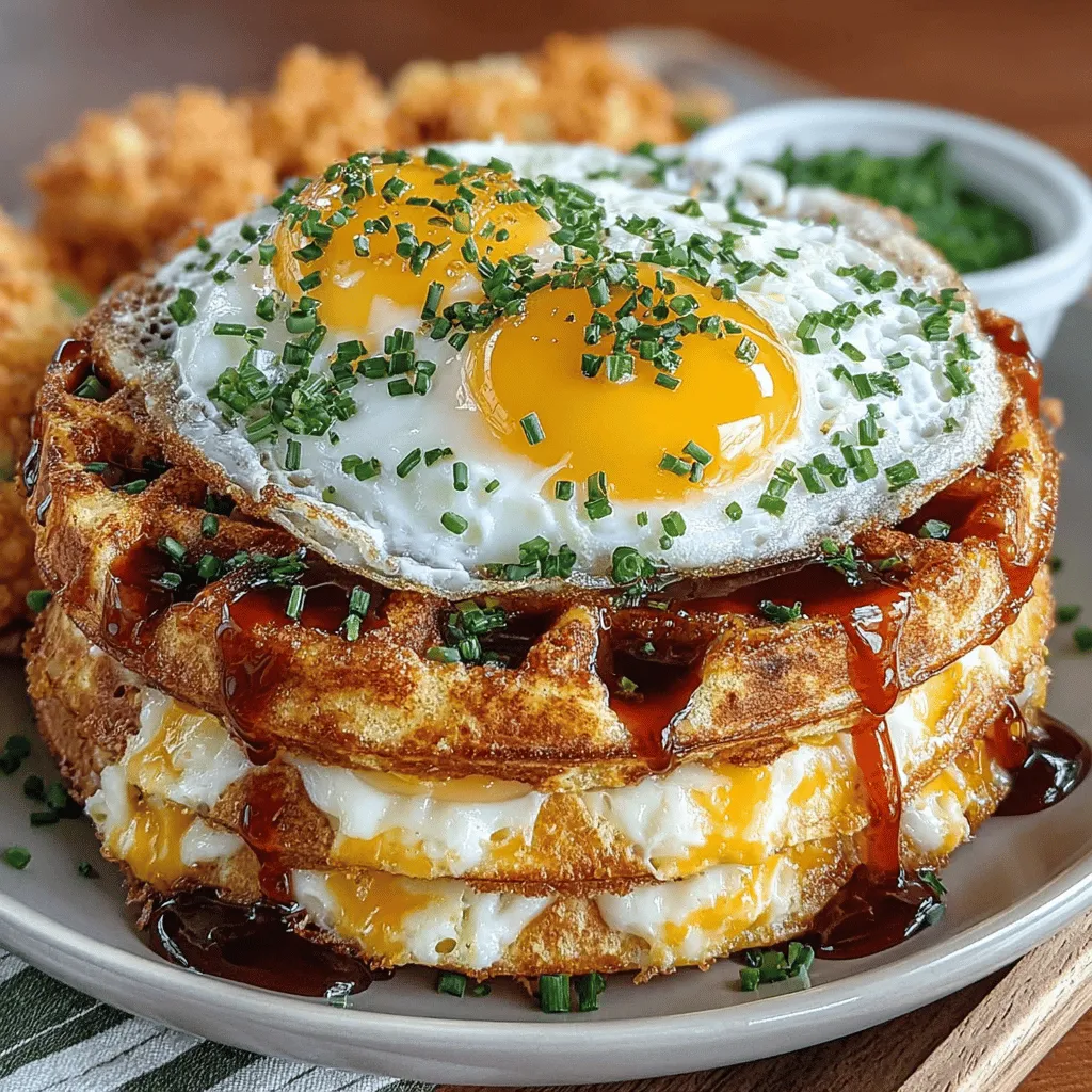 When it comes to breakfast or brunch, few dishes can rival the delightful combination of crispy waffles, creamy cheddar, and perfectly fried eggs. The Golden Egg & Cheddar Waffle Stacks are more than just a meal; they are a celebration of flavors and textures that can elevate any morning routine or special occasion. These stacks are not only visually appealing but also satisfyingly delicious, making them a perfect choice for family gatherings, lazy weekends, or even a light dinner option.