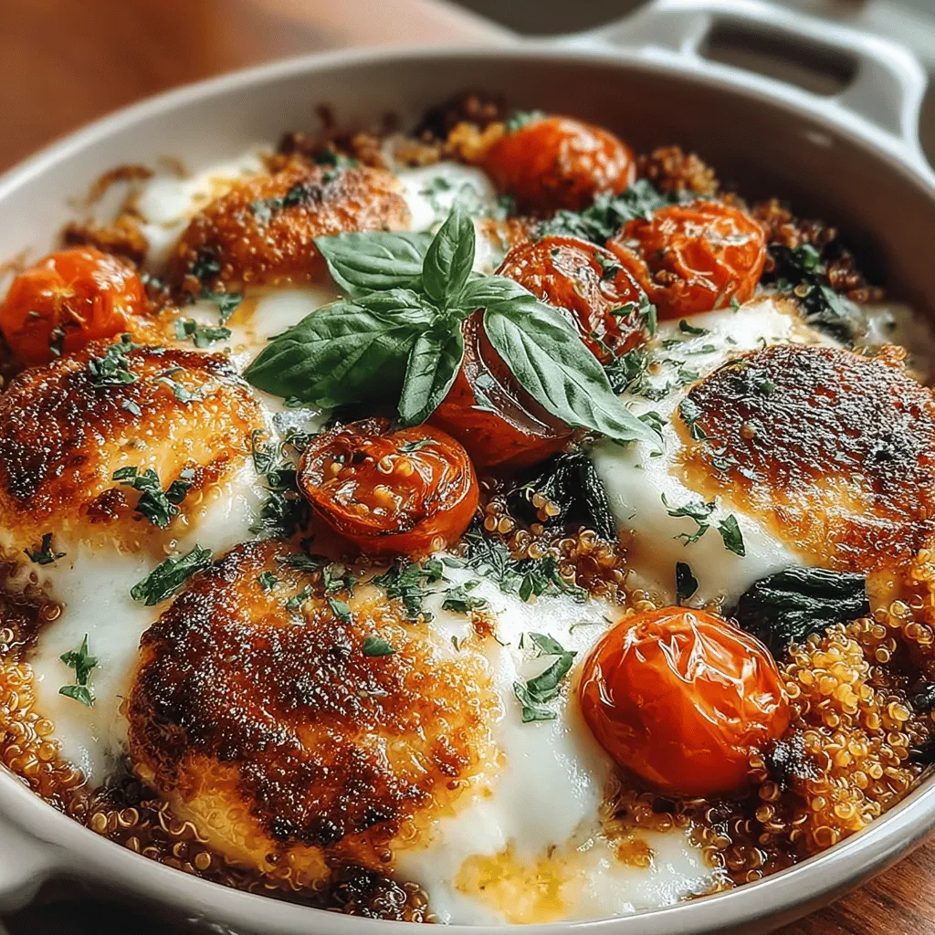 Before we get into the preparation steps, let’s take a moment to appreciate the star ingredients of this Roasted Garlic and Tomato Quinoa Bake.