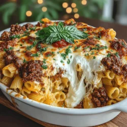 Zesty Baked Ziti Delight is a dish that embodies the essence of comfort food, making it a beloved choice for family gatherings, weeknight dinners, or any occasion when you need a hearty meal. This flavorful pasta recipe is not just a feast for the senses; it also offers a delightful combination of textures and tastes that cater to various palates. With layers of creamy ricotta, savory meat sauce, and melty mozzarella cheese, Zesty Baked Ziti Delight promises to satisfy even the pickiest eaters at your table.