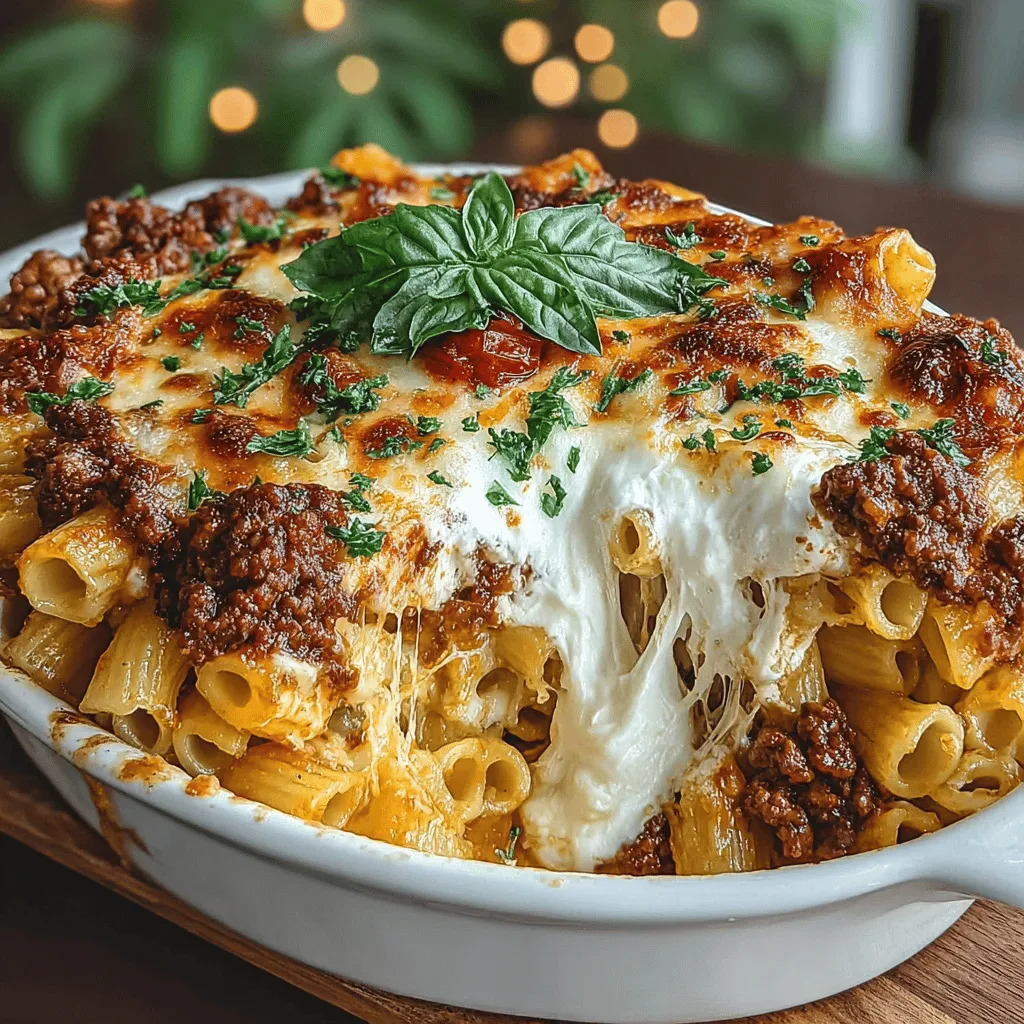 Zesty Baked Ziti Delight is a dish that embodies the essence of comfort food, making it a beloved choice for family gatherings, weeknight dinners, or any occasion when you need a hearty meal. This flavorful pasta recipe is not just a feast for the senses; it also offers a delightful combination of textures and tastes that cater to various palates. With layers of creamy ricotta, savory meat sauce, and melty mozzarella cheese, Zesty Baked Ziti Delight promises to satisfy even the pickiest eaters at your table.
