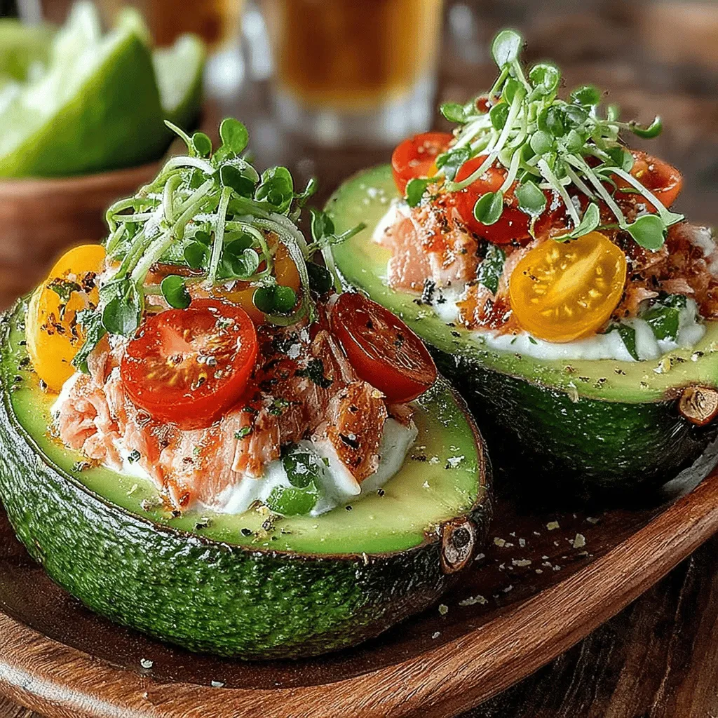 Creating Avocado Tuna Boats with a Zing is not only simple but also allows for creativity in the kitchen. Follow this detailed guide to craft a dish that’s both visually appealing and packed with flavor.