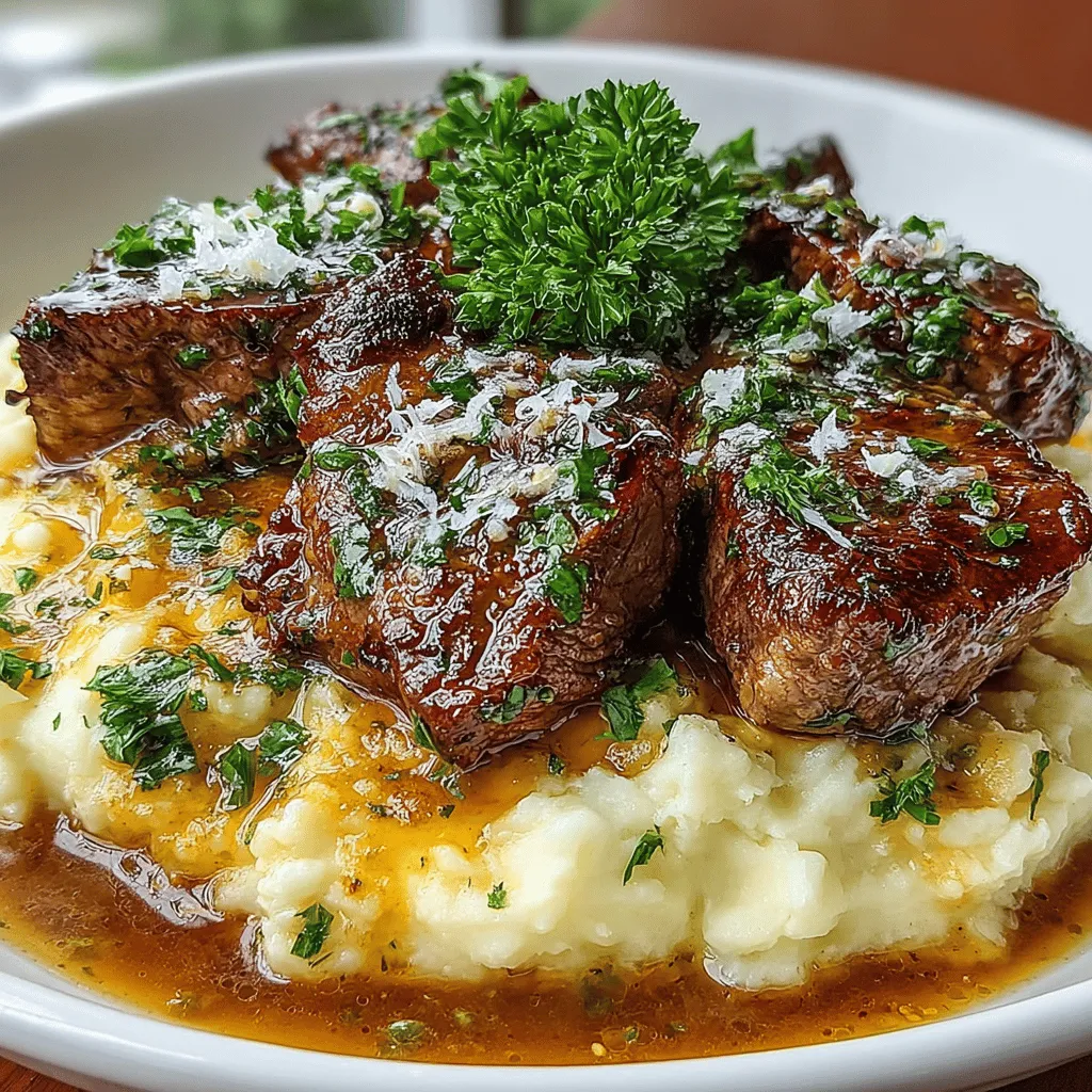 When it comes to comfort food, few dishes can evoke the same sense of warmth and satisfaction as Garlic Butter Steak Tips paired with Creamy Mashed Potatoes. This recipe is a celebration of rich flavors and hearty textures, making it an ideal choice for family dinners, special occasions, or even a cozy weeknight meal. The combination of tender steak tips infused with the aromatic richness of garlic butter, served alongside velvety mashed potatoes, creates a culinary experience that is both indulgent and fulfilling.
