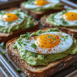 In recent years, avocado toast has surged in popularity, becoming a staple in contemporary cuisine across cafes and homes alike. This simple yet satisfying dish has captured the hearts and taste buds of many, thanks to its vibrant flavors and versatility. Whether served as a quick breakfast or a leisurely brunch option, creamy avocado egg toast is a crowd-pleaser that combines rich, buttery avocados with perfectly cooked eggs.