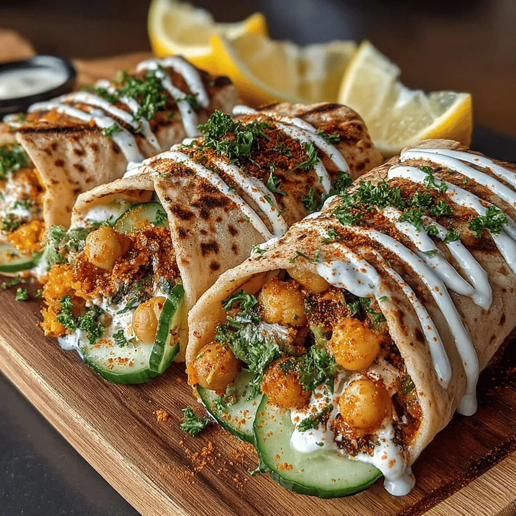 In the realm of quick and nutritious meals, few dishes can compete with the delightful and refreshing Chickpea & Cucumber Wraps. This recipe not only tantalizes your taste buds but also offers a burst of health benefits, making it an ideal choice for a light lunch, snack, or even as an appetizer for gatherings. The combination of tender chickpeas and crisp cucumbers wrapped in a soft tortilla or lettuce leaf creates a satisfying texture that appeals to both vegetarians and meat lovers alike.