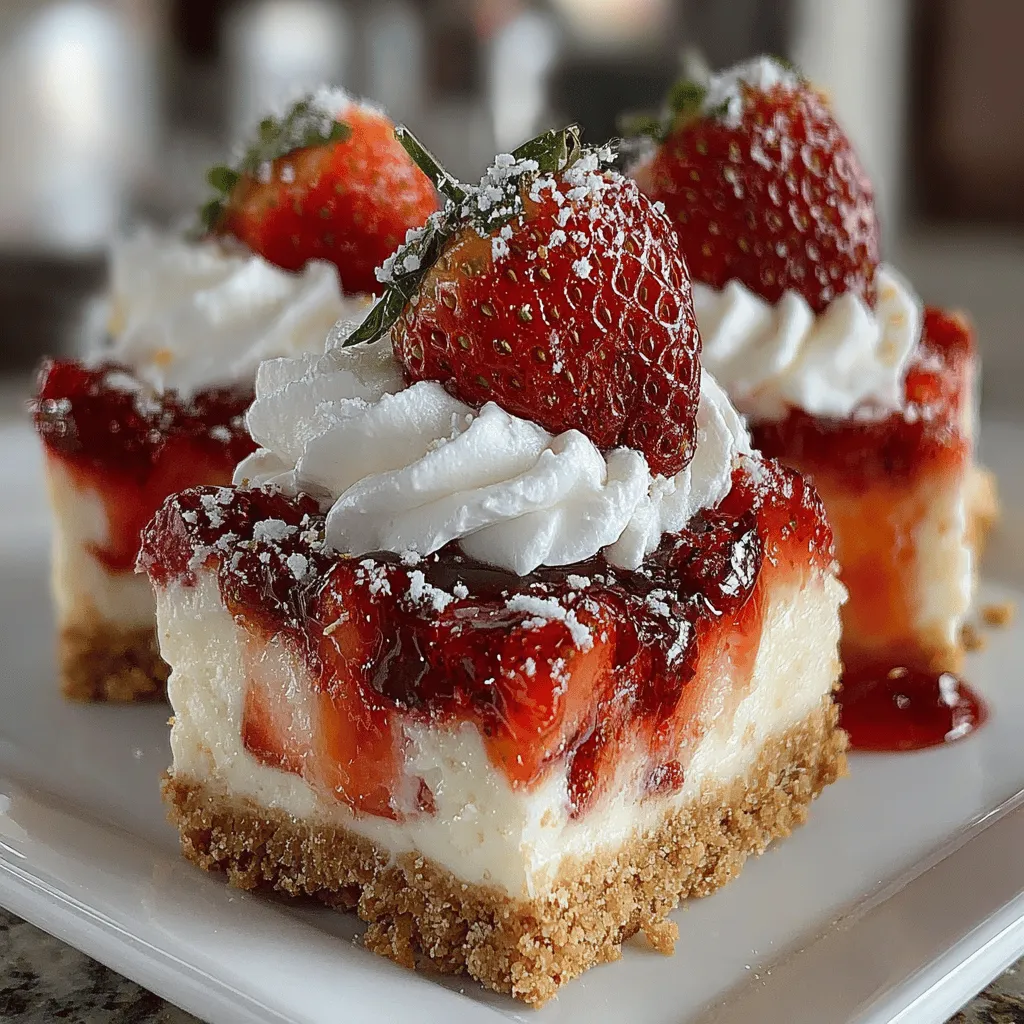 As the warm sun shines down and the days stretch into balmy evenings, nothing quite satisfies like a refreshing dessert that captures the essence of summer. Enter the Frosty Strawberry Bliss Bars—an indulgent yet light treat that perfectly complements any outdoor gathering or cozy dinner. These delightful bars combine the bright, fruity flavor of fresh strawberries with a creamy filling, all resting on a crunchy graham cracker crust. Their vibrant color and luscious taste make them an irresistible choice for those seeking a sweet escape from the heat.