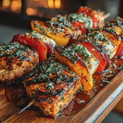 As summer approaches, the allure of outdoor cooking beckons, and what better way to celebrate the season than with Sweet & Savory Grilled Chicken & Peach Skewers? This delightful dish combines the savory richness of marinated chicken with the natural sweetness of ripe peaches, creating a harmonious balance that tantalizes the taste buds. Whether you're hosting a summer barbecue, planning a family gathering, or simply looking for a fresh and flavorful meal, these skewers offer an ideal solution. They are not only visually appealing but also incredibly easy to prepare, making them a go-to recipe for any occasion.