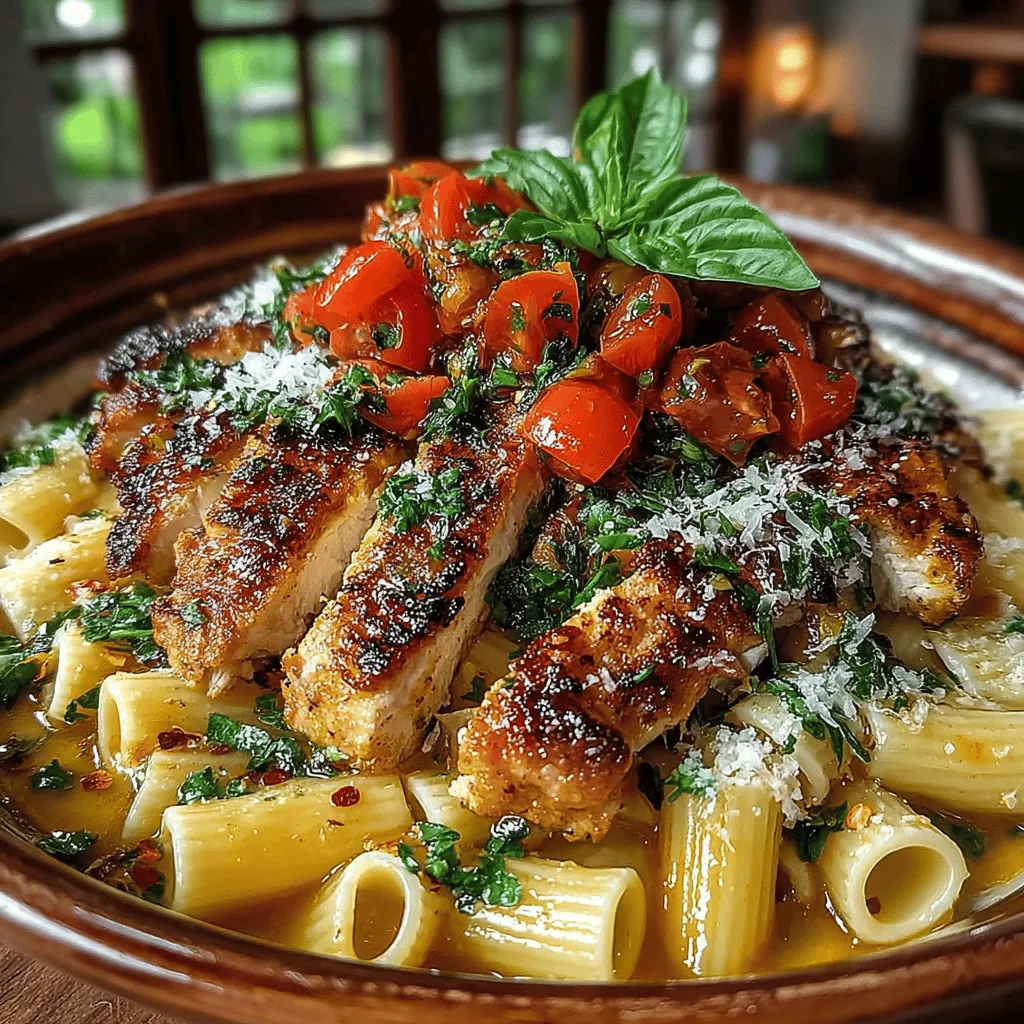 The vibrant colors of Tomato Basil Chicken Pasta Delight are just the beginning of its allure. As you prepare this dish, the kitchen fills with enticing aromas that blend the earthy notes of garlic and olive oil with the bright, fresh scent of tomatoes and basil. This combination not only signals a delicious meal but also brings a sense of comfort that only a hearty pasta dish can provide. Pasta has long been a staple in home cooking, and its ability to transform simple ingredients into a wholesome meal makes it an enduring favorite across cultures.