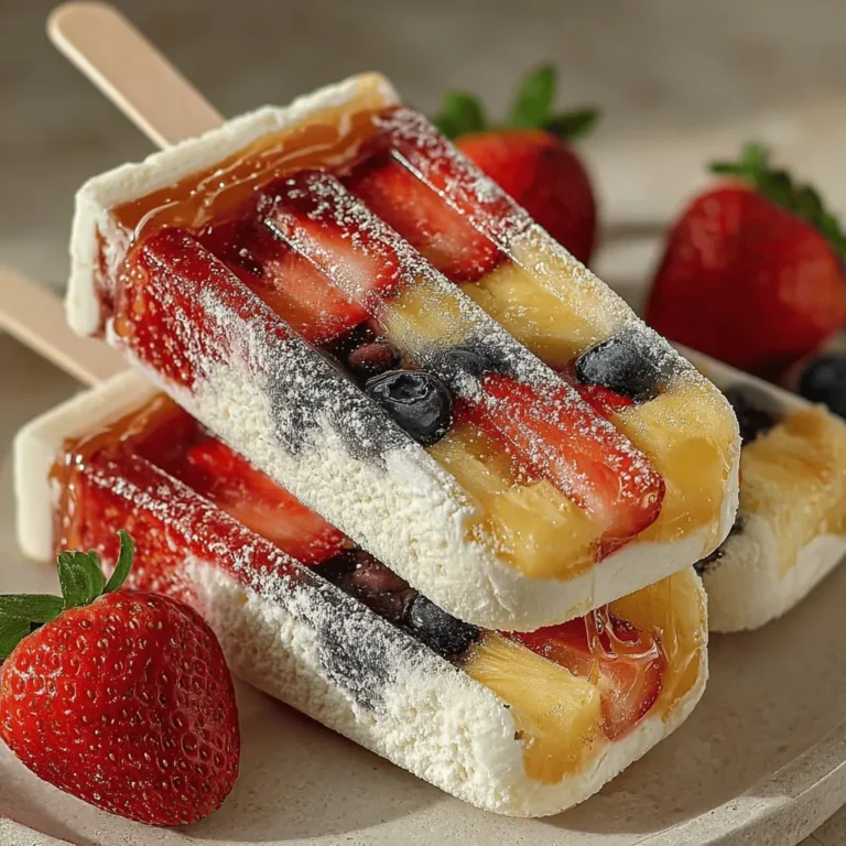 Incorporating Greek yogurt into the Fruity Chill Pops recipe offers numerous health benefits. This creamy dairy product is a powerhouse of protein, making it a satiating choice for a snack. The probiotics found in Greek yogurt support gut health, contributing to overall wellness. Additionally, its versatility makes it an ideal base for various recipes, allowing you to experiment with different flavors and ingredients.
