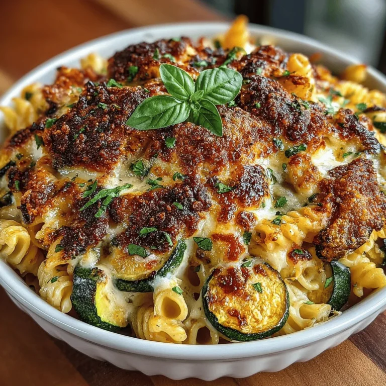 Zucchini Pasta Bake is a delightful and nutritious twist on traditional pasta dishes. This recipe brings the comfort of baked pasta together with the health benefits of zucchini, creating a meal that is both satisfying and wholesome. With its rich flavors and hearty texture, this dish is perfect for family dinners, gatherings, or meal prep, offering a lighter yet flavorful alternative that does not compromise on taste. In this article, we will delve into the numerous benefits of incorporating zucchini into your cooking, provide a detailed step-by-step guide to crafting this delicious bake, and share tips on how to customize it to suit your palate.