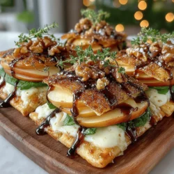 When it comes to satisfying both sweet and savory cravings, few dishes can rival the indulgence of a Cozy Apple Brie and Walnut Flatbread. This recipe stands out not only for its mouthwatering flavor combinations but also for its versatility. Whether served as an elegant appetizer at a dinner party, a delightful snack for a cozy night in, or a light meal to enjoy on a sunny afternoon, this flatbread is sure to impress.