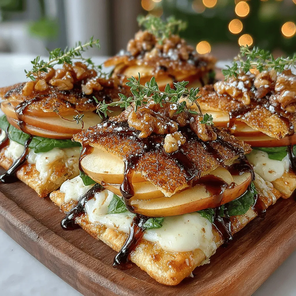 When it comes to satisfying both sweet and savory cravings, few dishes can rival the indulgence of a Cozy Apple Brie and Walnut Flatbread. This recipe stands out not only for its mouthwatering flavor combinations but also for its versatility. Whether served as an elegant appetizer at a dinner party, a delightful snack for a cozy night in, or a light meal to enjoy on a sunny afternoon, this flatbread is sure to impress.