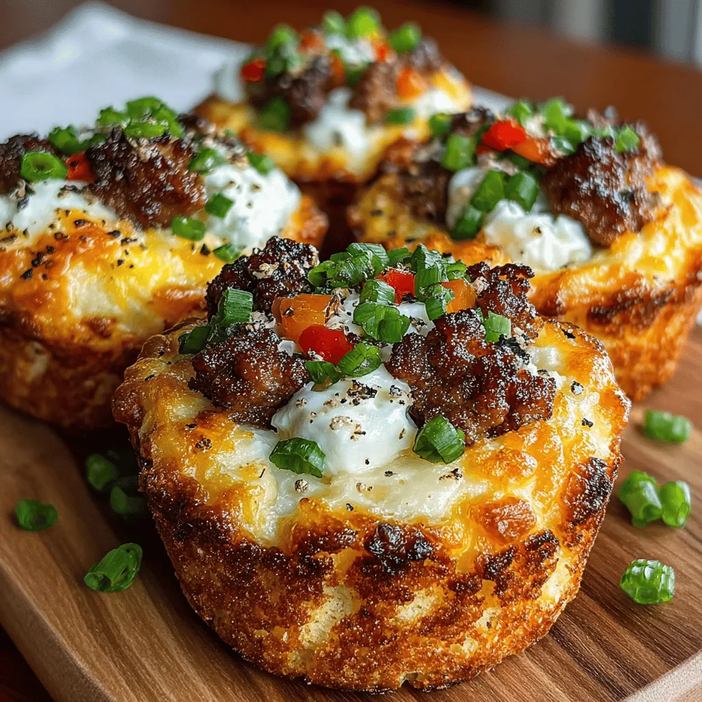 Mini Breakfast Biscuit Casserole Cups are a delightful twist on traditional breakfast fare, combining the comforting elements of fluffy biscuits with the savory satisfaction of eggs and a variety of breakfast meats. These bite-sized wonders are not only visually appealing but also incredibly versatile, making them an excellent choice for busy mornings, casual brunch gatherings, or even as a make-ahead meal option for those hectic weekdays. With their perfect balance of flavors and textures, these casserole cups are sure to become a favorite in your breakfast repertoire.