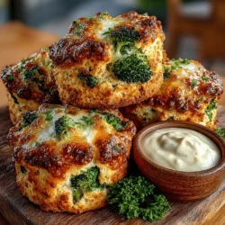 To start your Mini Broccoli Cheddar Biscuit Bakes, the first step is to preheat your oven to 400°F (200°C). This ensures that your biscuits will rise perfectly and achieve that golden-brown color that we all love. While the oven is heating, prepare your baking sheet by lining it with parchment paper. This not only prevents the biscuits from sticking but also makes cleanup a breeze. If you don't have parchment paper, lightly grease the baking sheet with cooking spray or a thin layer of butter.