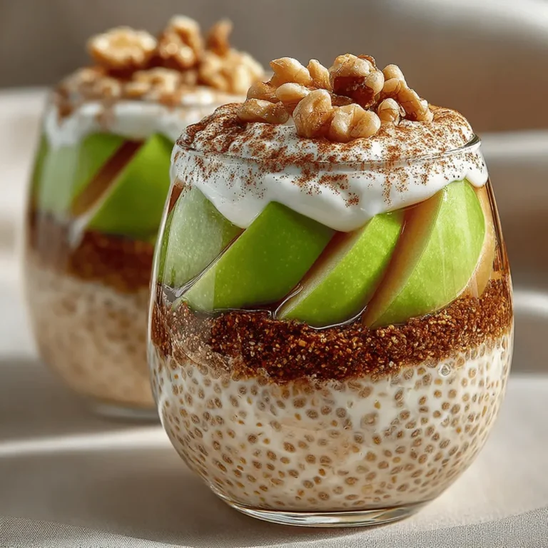 Apple Cinnamon Chia Breakfast Jars combine the wholesome goodness of chia seeds with the sweet and tart flavors of apples and a hint of cinnamon. The use of chia seeds as a base ingredient creates a pudding-like texture that is both satisfying and filling. Unlike many fast breakfast options, this recipe allows you to enjoy a meal that is rich in essential nutrients while being quick to prepare.