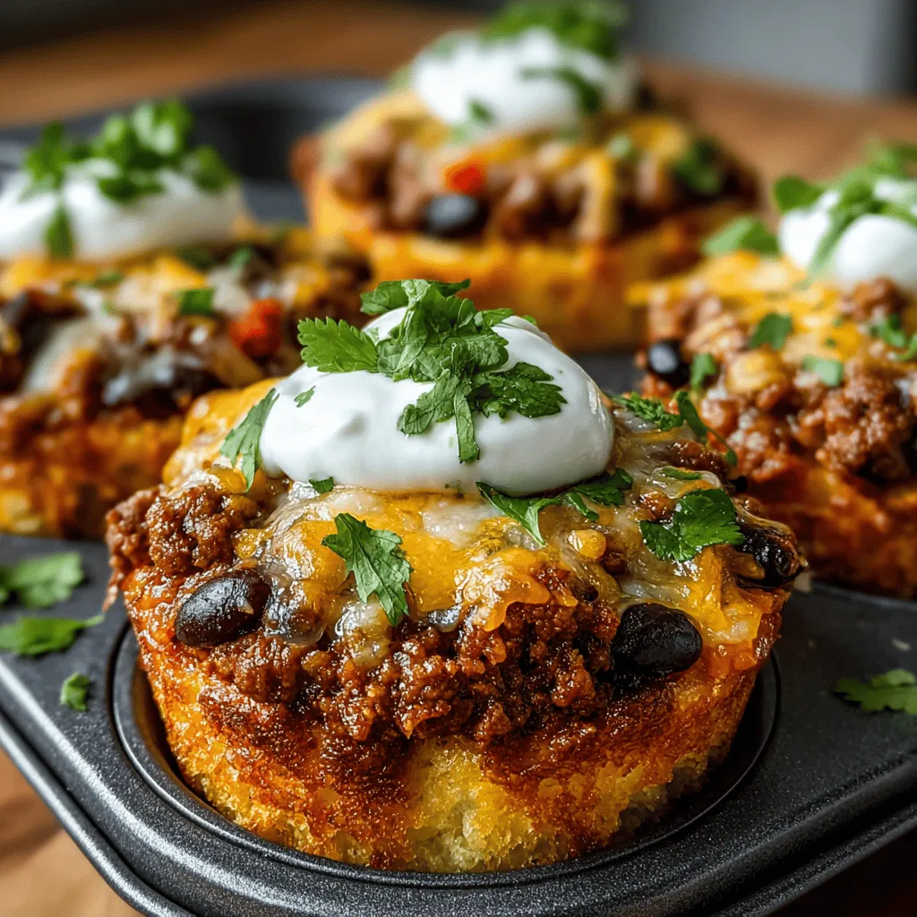 The unique combination of chili and pizza flavors makes these Turkey Chili Pizza Bites absolutely irresistible. Imagine the rich, savory notes of chili melded with the gooey, cheesy goodness of pizza—all in a bite-sized form that’s perfect for sharing. The crunch of a baked base topped with seasoned turkey, beans, and melty cheese creates a culinary experience that’s both comforting and exciting.