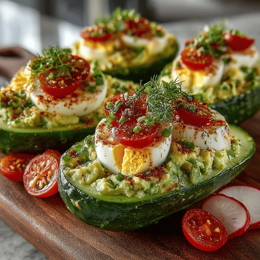 In an era where healthy eating has taken center stage, the importance of incorporating fresh vegetables and nutritious ingredients into our meals cannot be overstated. As we strive for balanced diets that nurture our bodies, many are turning to innovative and delectable ways to enjoy these wholesome foods. One such dish that encapsulates this philosophy is the Cucumber Egg & Avocado Boats. This light and visually striking recipe not only tantalizes the taste buds but also serves as an excellent option for a variety of occasions.