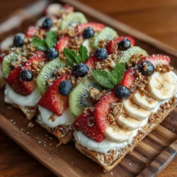 If you're looking for a unique and healthy snack or dessert, Fruit Pizza Wraps with a Twist is the perfect solution. This inventive recipe marries the creamy richness of a well-crafted cream cheese filling with a colorful array of fresh fruits, all elegantly rolled up in a whole wheat tortilla. Not only is this dish visually stunning, but it also offers a delightful burst of flavors and textures that makes it a hit at gatherings, picnics, or simply as a fun treat for kids. The beauty of these wraps lies in their versatility; you can easily customize them to cater to different tastes and dietary preferences.
