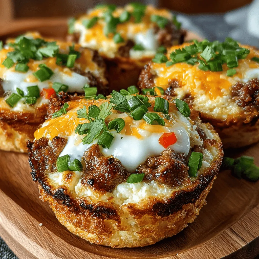 The success of Mini Breakfast Burrito Cups largely hinges on the egg mixture. Properly whisking together eggs and milk is crucial for achieving the perfect texture. Start by cracking the eggs into a mixing bowl and adding a splash of milk—this will help create a fluffy and light filling. The milk not only adds moisture but also enhances the taste.