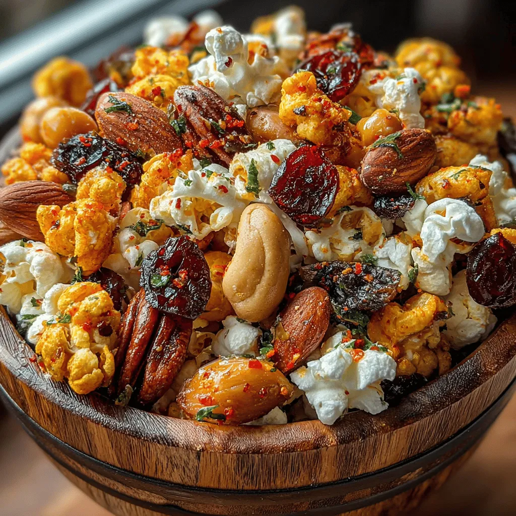 In today’s health-conscious world, the search for satisfying yet nutritious snacks has led to the rise of innovative snack mixes that combine flavors and textures. One standout option is the Chili Roasted Chickpea Snack Mix, a delightful blend that not only tantalizes the taste buds but also packs a powerful nutritional punch. This recipe features the wholesome goodness of chickpeas, complemented by the satisfying crunch of nuts and light, airy popcorn. As more people turn to healthier snacking options, understanding the benefits of wholesome ingredients in our diets has never been more crucial.